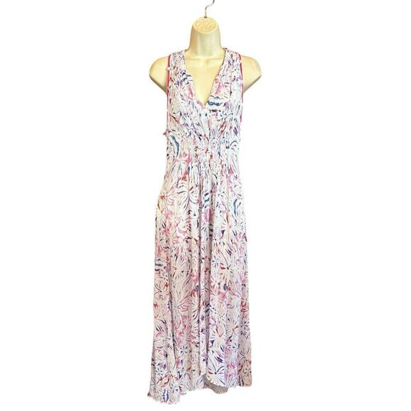 IRO Laini Light Print Floral-Print Midi Ddress NWT Size Small - Picture 4 of 7